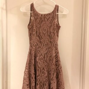 Floral backless minidress